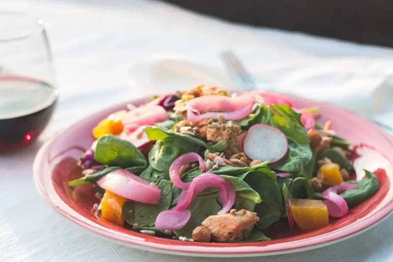 Spinach Watermelon Salad Recipe