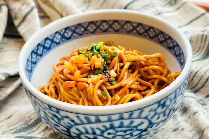 Chinese Spiced Noodle Cutlets Recipe — photo 2