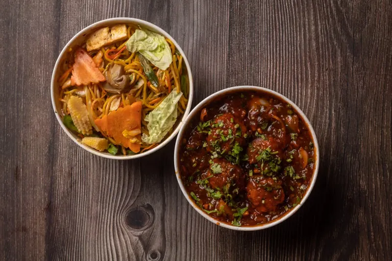 Spicy Eggplant & Capsicum Curry (Indo-Chinese Fusion Recipe) — photo 2
