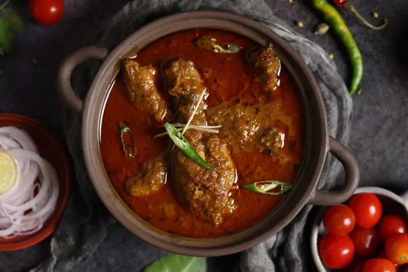 Bengali Kosha Mangsho Recipe-Slow Cooked Mutton Curry