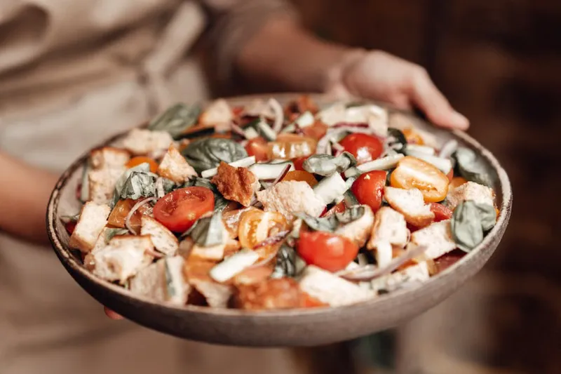 Watermelon Panzanella Salad Recipe