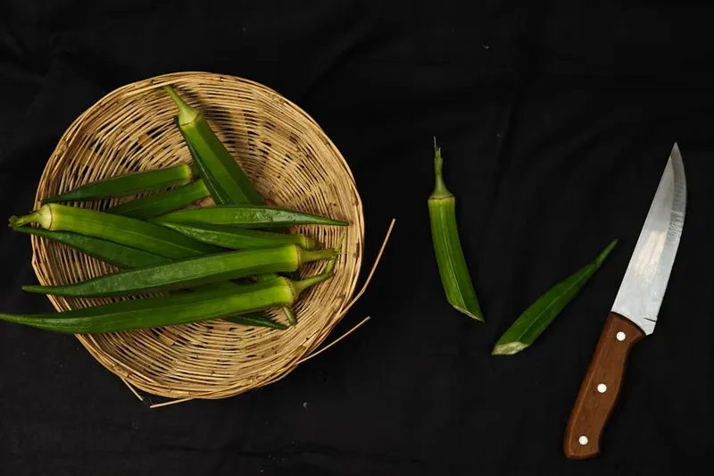 Moongphali Bhindi Recipe - Okra and Peanut Stir Fry — photo 2