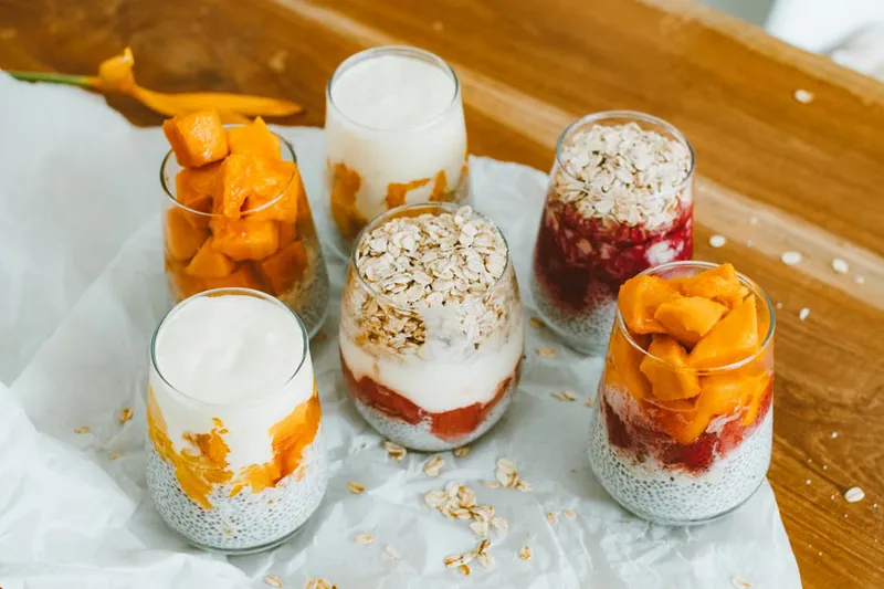 High Fiber Oat And Orange Coconut Parfait Recipe