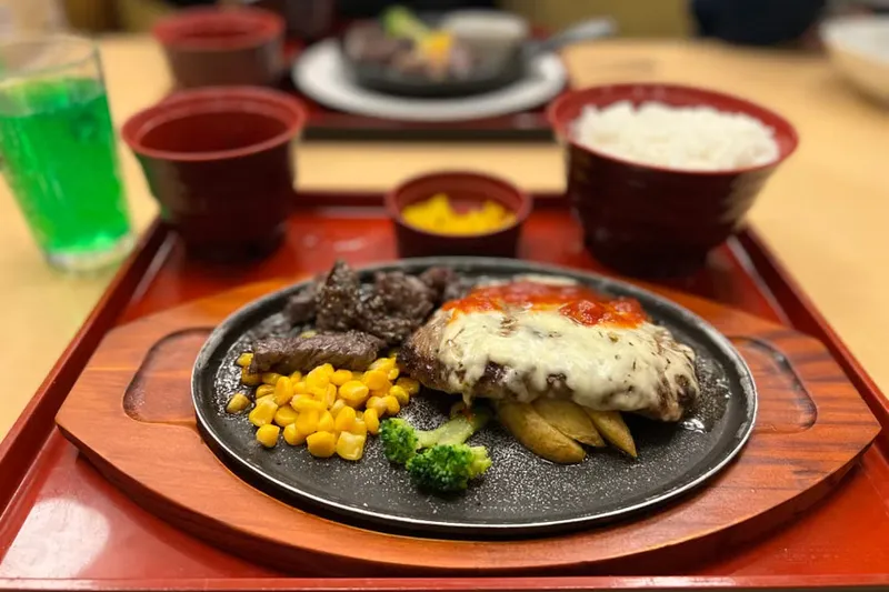 Vegetable Sizzler Recipe With Potato Tikki, Mint Rice & Corn and Spinach Sauce