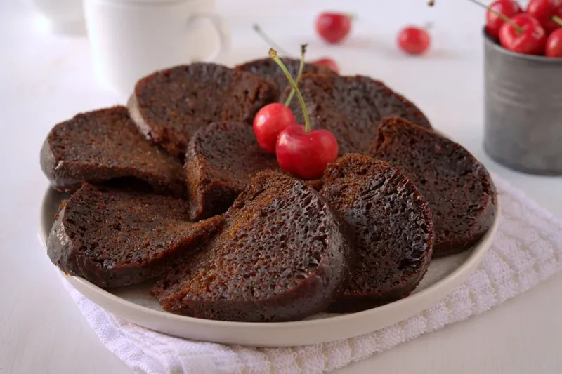Dark Chocolate Cherry Cake Recipe
