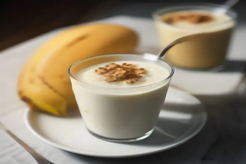 Banana Yogurt and Walnut Smoothie Recipe — photo 2