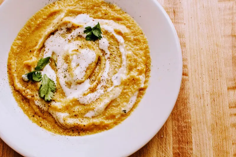 Moroccan Spiced Cauliflower And Almond Soup Recipe — photo 2