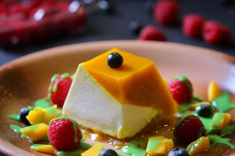 Sandesh Panna Cotta Recipe