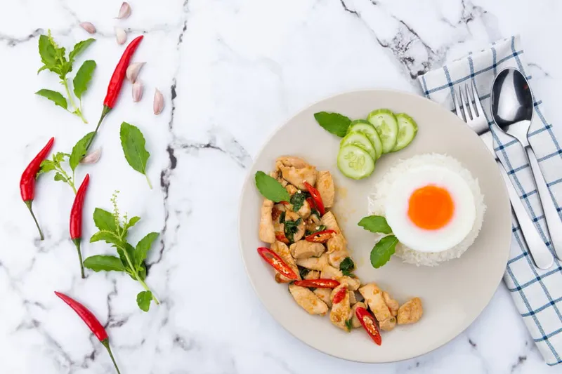 Thai Basil Chicken Recipe-Pad Krapow Gai — photo 2