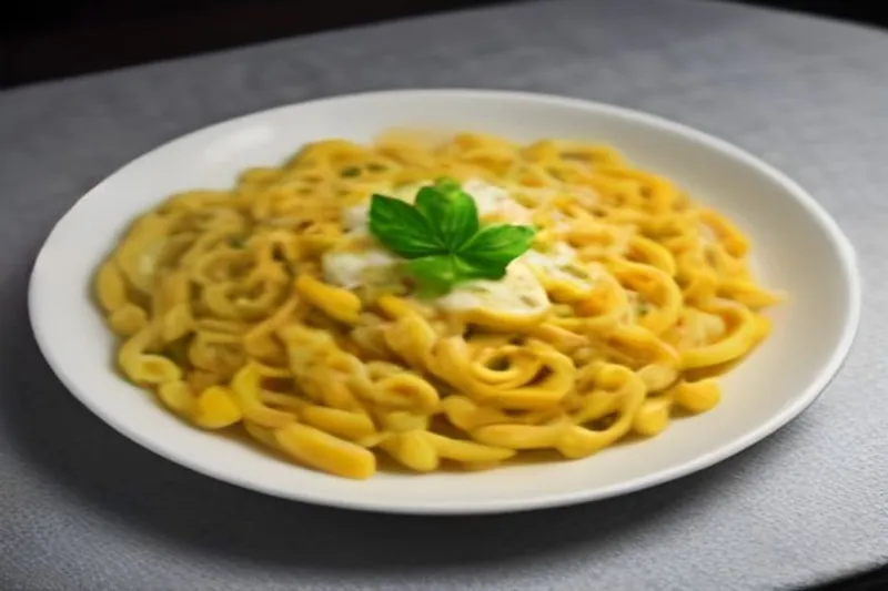 Spinach Corn Pasta Recipe In Creamy White Sauce — photo 2