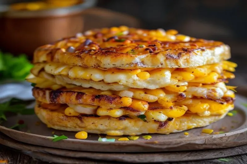 Cheesy Sweet Corn Grilled Sandwich Recipe