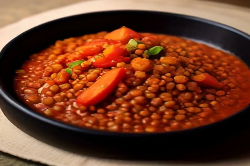 Tamil Nadu Style Capsicum With Lentils Spice Mix (Recipe In Hindi) — photo 2