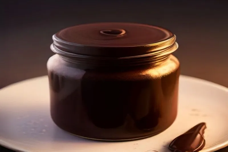 Dark Chocolate Cream Jars Recipe — photo 2