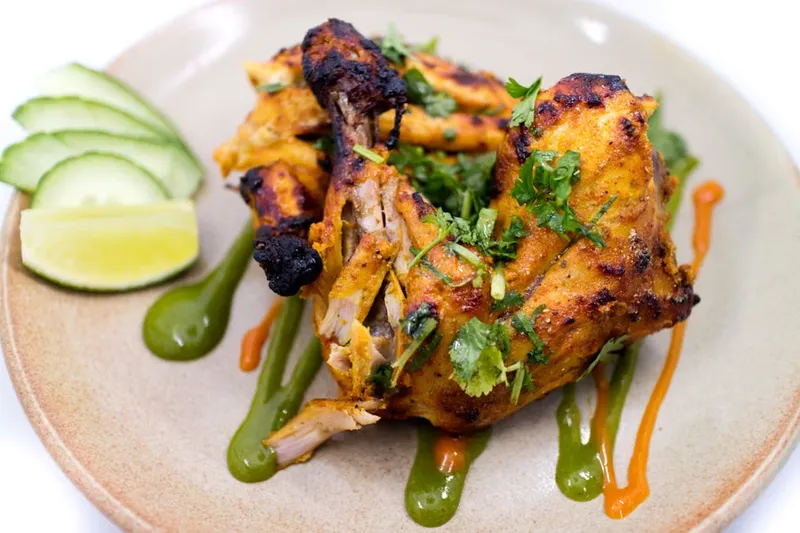 South Indian Grilled Fish With Spicy Fusion Sauce Recipe