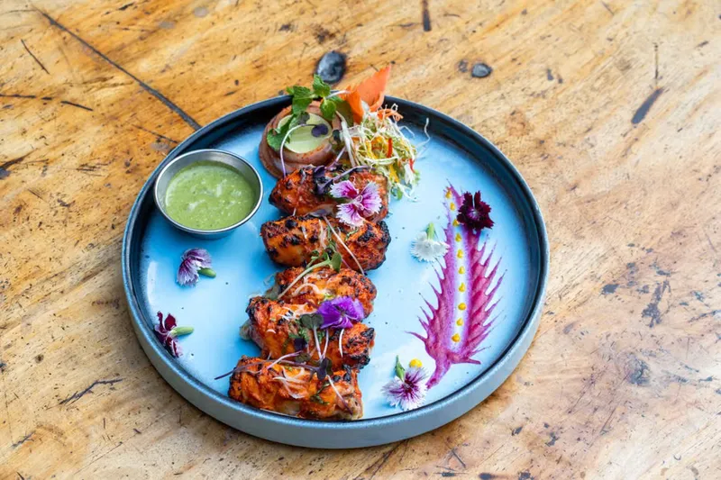 South Indian Grilled Fish With Spicy Fusion Sauce Recipe — photo 2