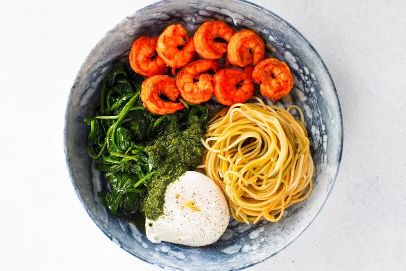 Shrimp Spinach Cheese Swirl Recipe