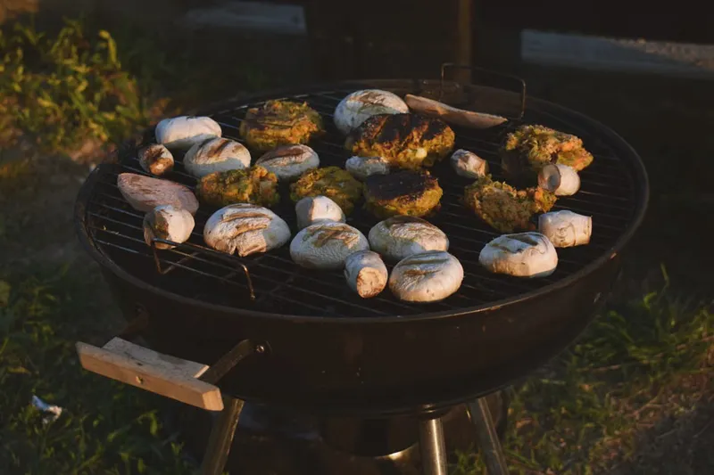 Spicy Mushroom Veggie Burger Recipe