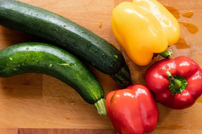 Zucchini & Red Pepper Muffin Recipe