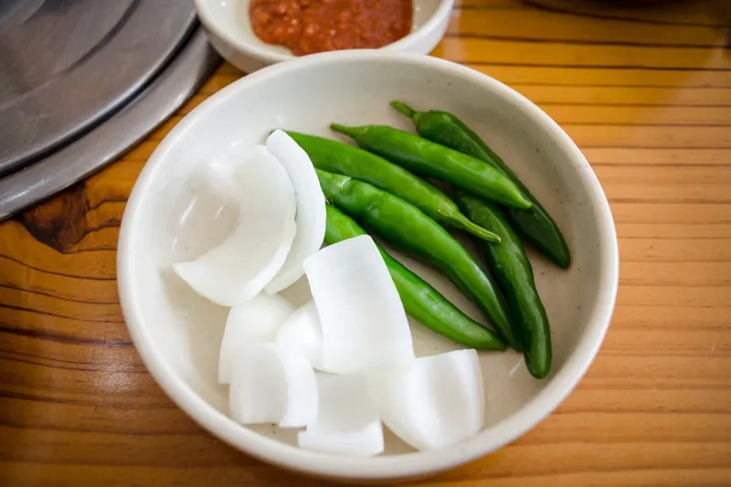 Green Chilli Vegetable Recipe