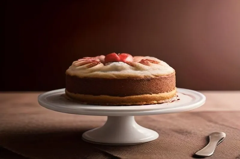 Eggless Cinnamon Flavoured Apple & Plum Cake Recipe — photo 2