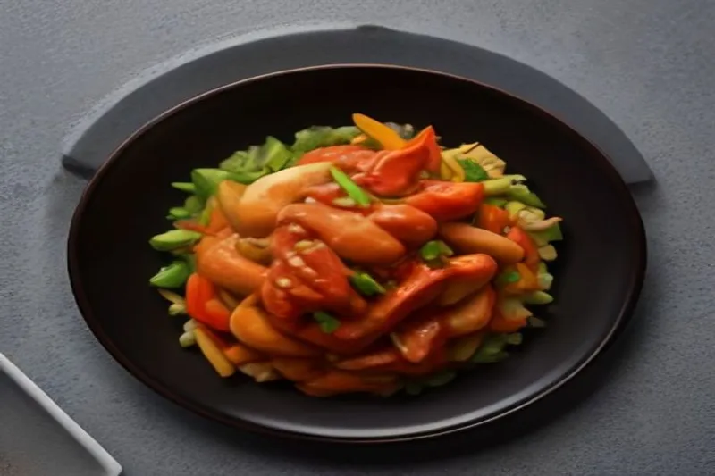 Chinese Dragon Chicken With Vegetables Recipe