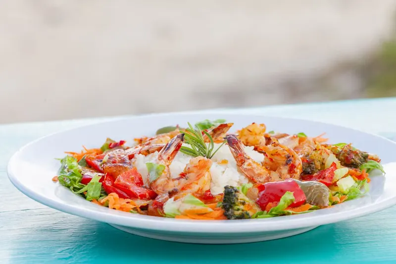 Asian Shrimp And Veggie Bowl Recipe