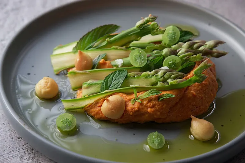 Zucchini Boats With Chickpeas In Tomato Hummus Recipe