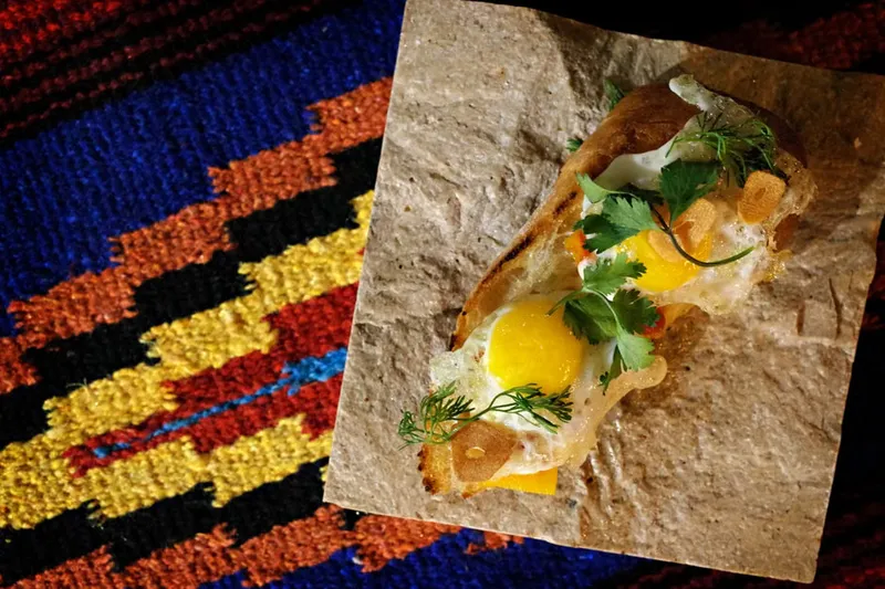 Egg And Harissa Sandwich Recipe