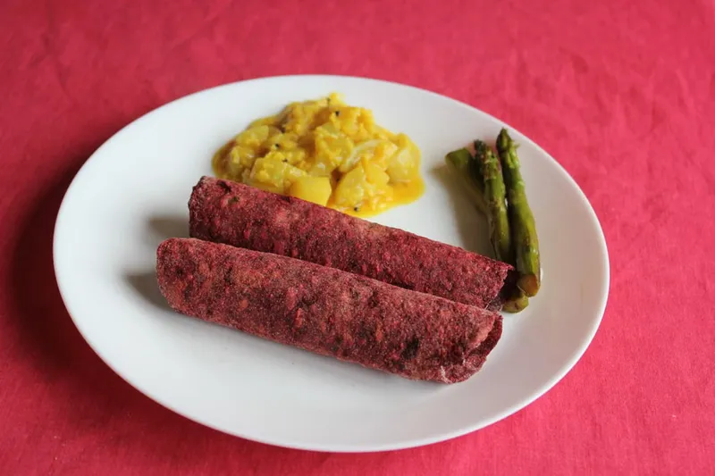 Beetroot Paratha Recipe - Whole Wheat Beetroot Paratha Recipe — photo 2