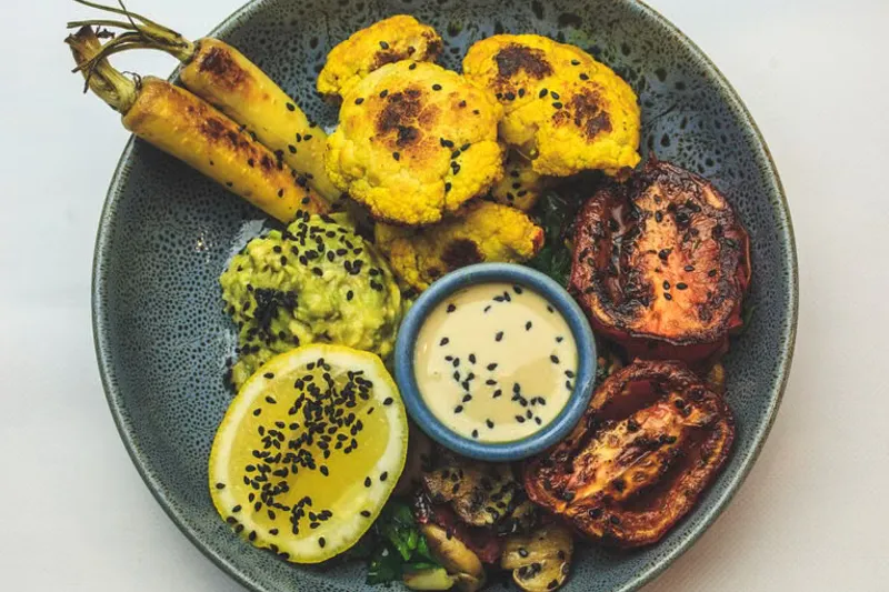 Roasted Vegetables With Tahini Sauce Recipe