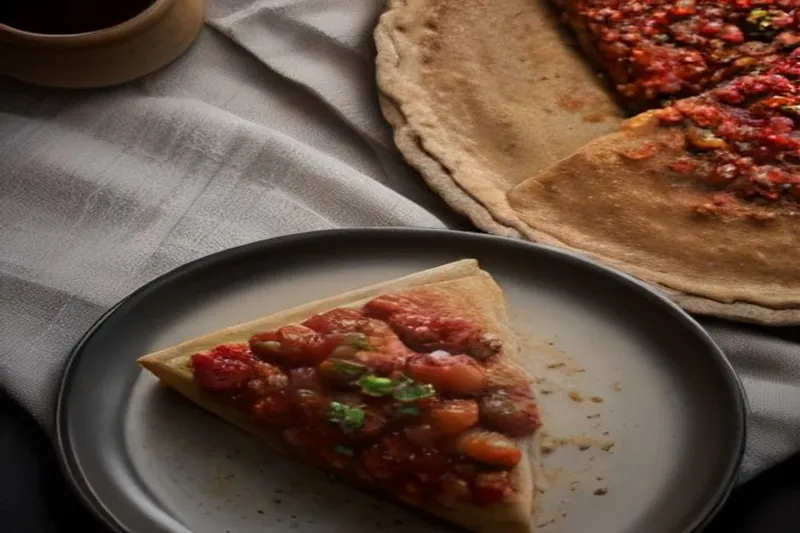 Baked Whole Wheat Salsa Tart Recipe
