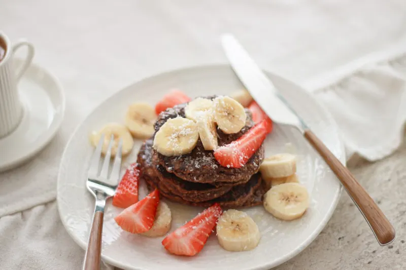 Chocolate Pancakes With Banana Recipe — photo 2