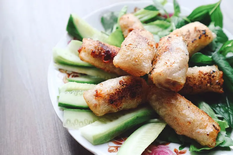 Vietnamese Vegetarian Spring Rolls Recipe With Mushrooms & Vegetables