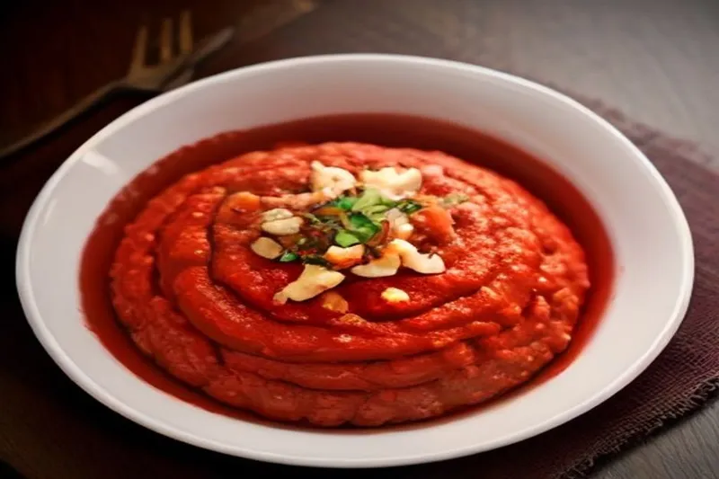 Muhammara Recipe - Roasted Red Bell Pepper & Walnut Dip