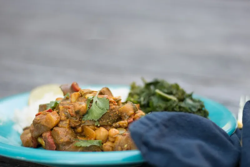 Punjabi Black Chickpea Curry Recipe - Kale Chane Ki Sabzi