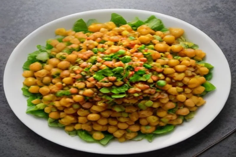 Chatpata Kabuli Chana Salad - Chickpea Salad Recipe