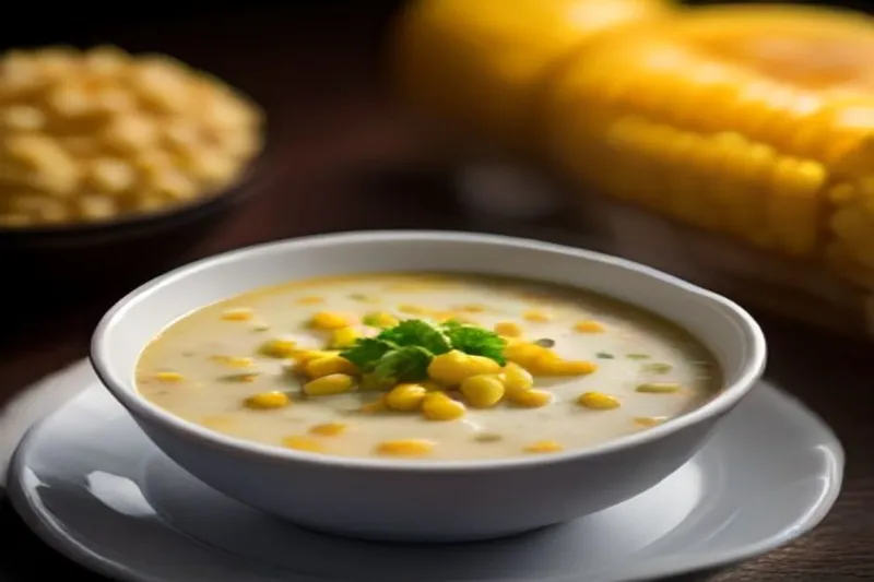 Vegetarian Corn Chowder Soup Recipe — photo 2