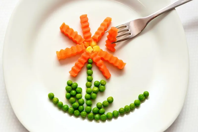 Carrot Cauliflower Peas Sabzi Recipe - Carrot Cabbage Pea Vegetable Recipe