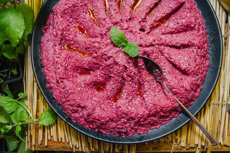 Beetroot Hummus Recipe