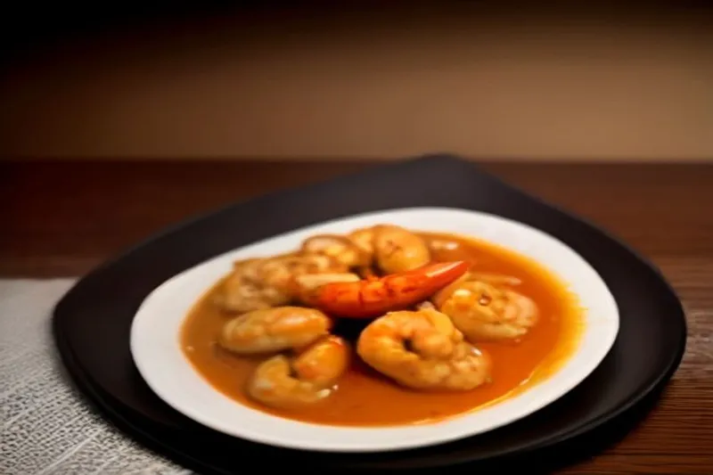 Prawns Kuzhambu Recipe - Tangy Prawns In Tamarind And Coconut Gravy