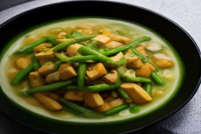 Stir Fry Green beans and Tofu with Panch Phoron Recipe — photo 2