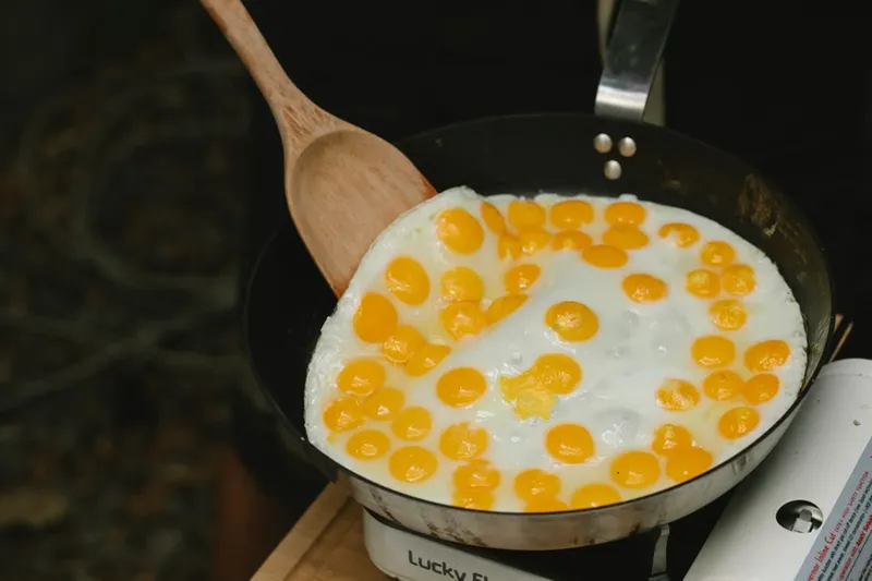 Rise and Ridge Kerat Burji - Cantaloupe Egg Fry Recipe