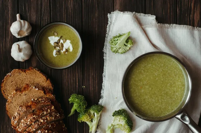 Broccoli Almond Soup Recipe - Healthy Soup Weight Loss