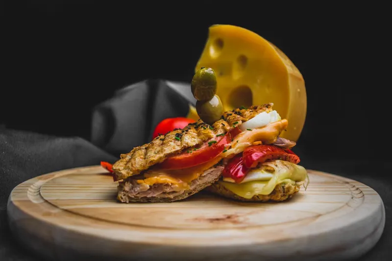 Italian Open Toast Recipe With Grilled Ham, Cheese & Olives — photo 2