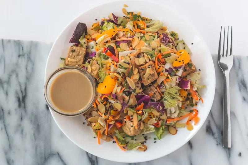 Cabbage Slaw with Ginger Tahini Dressing Recipe — photo 2