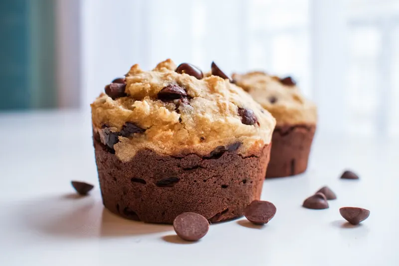 Healthy Vanilla Chocolate Chip Breakfast Muffins Recipe — photo 2