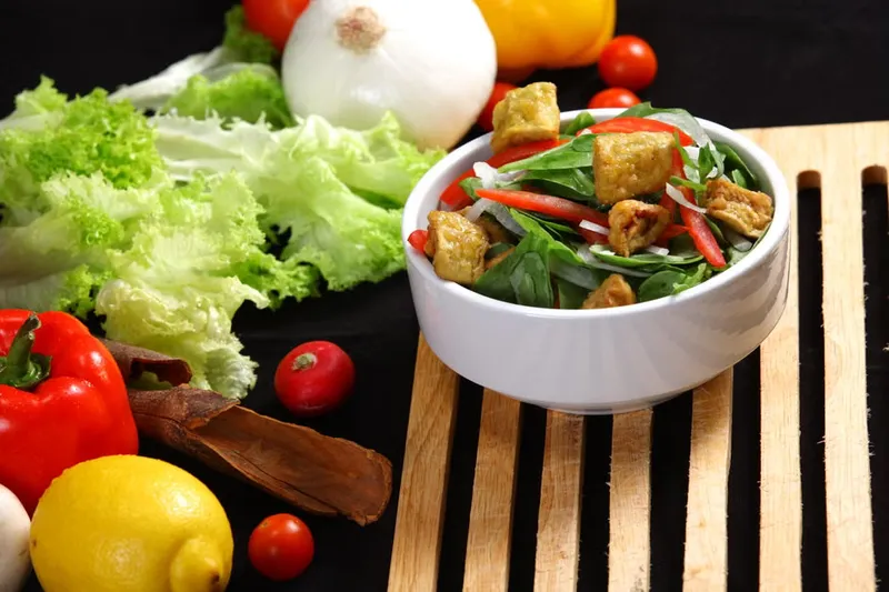 Crunchy Asian Vegetable Salad Recipe With Honey Garlic Dressing — photo 2