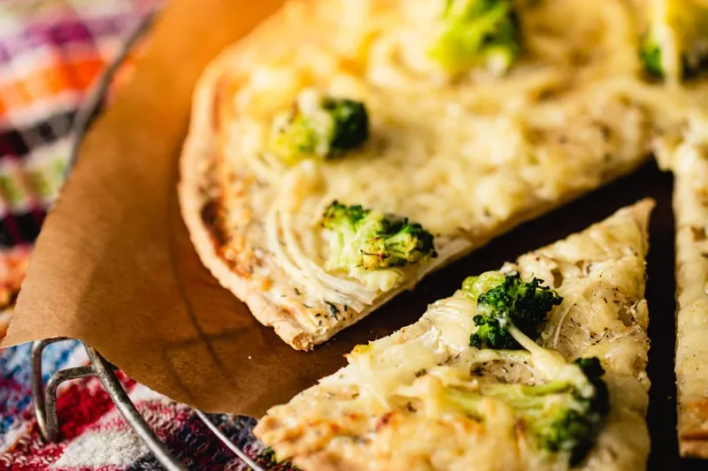 No Yeast Thin Crust Veggie Pizza Recipe