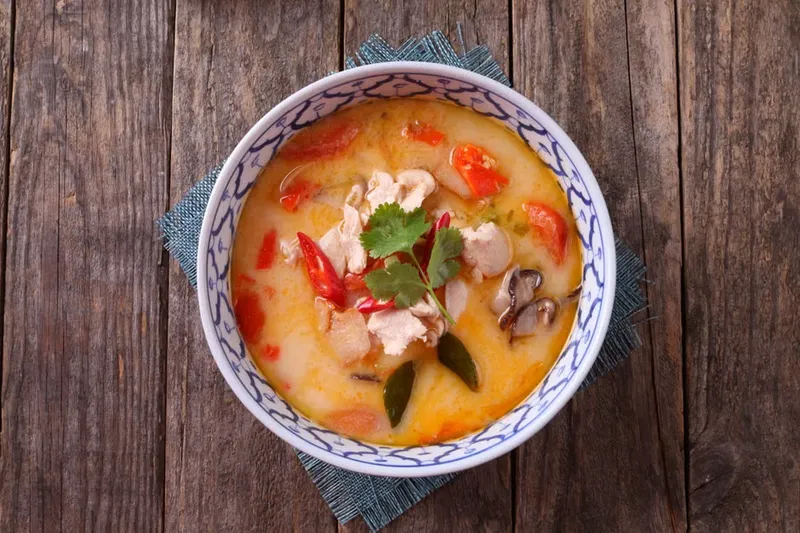 Thai Chicken Noodle Soup With Veggies Recipe
