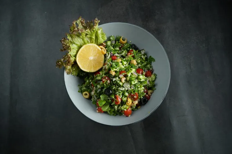 Chargrilled Eggplant Tabbouleh Recipe